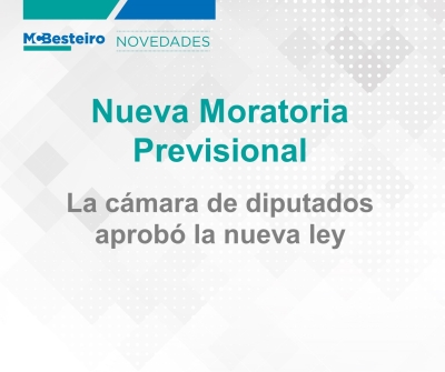 Nueva Ley de Moratoria Previsional 2023